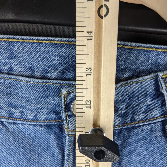 Levis Jeans Men 38x30 501 Blue Denim Original Fit Light Fade Retro Country Pants - Picture 6 of 16